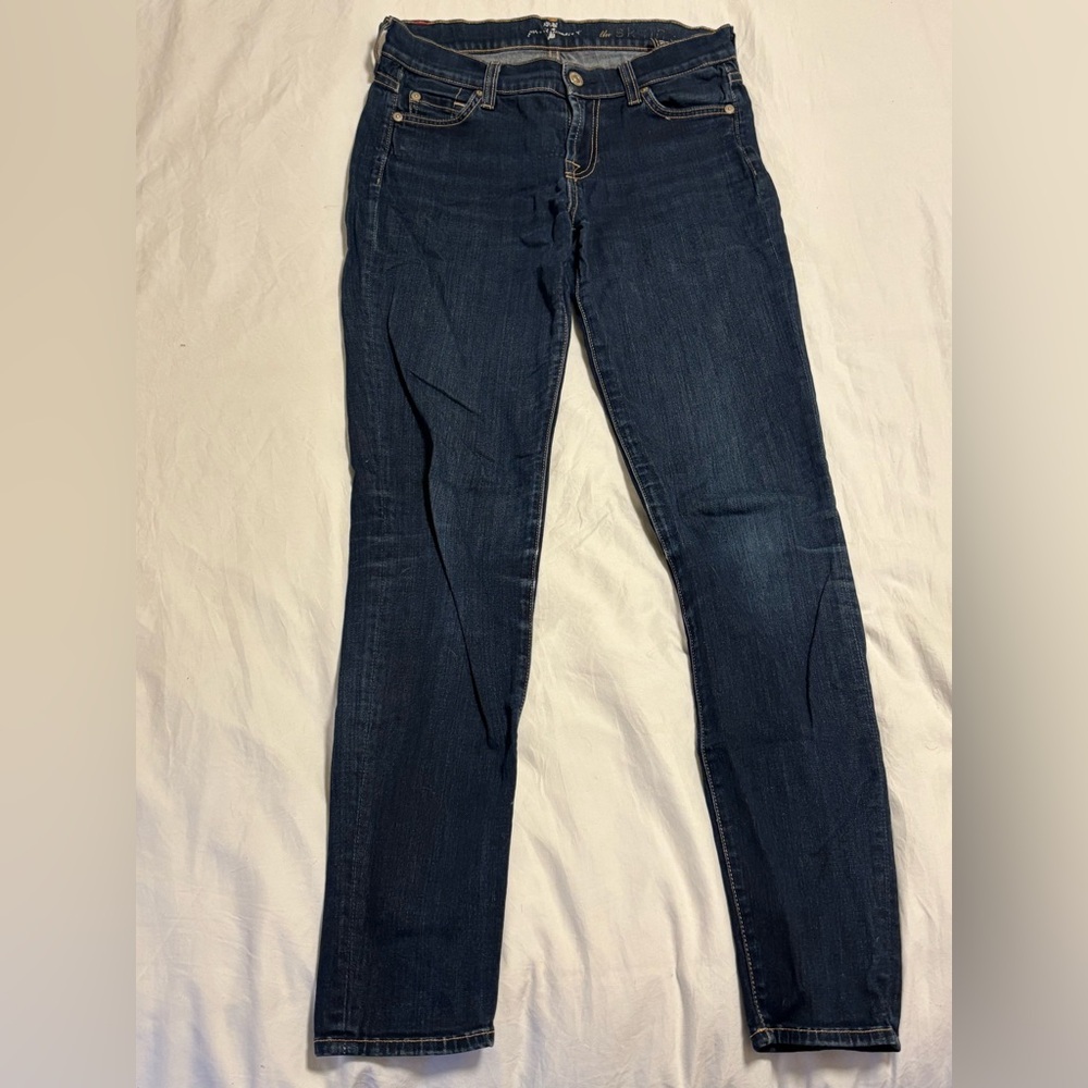 7 For All Mankind Skinny Jeans Size 25